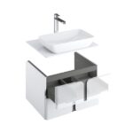 Blat pentru mobilier Ravak Balance 800, alb, 80x16x46,5 cm - imagine 4
