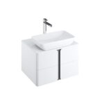 Blat pentru mobilier Ravak Balance 800, alb, 80x16x46,5 cm - imagine 3