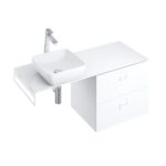 Blat pentru mobilier Ravak Comfort 1200, alb, 120x16x46 cm - imagine 7