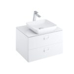 Blat pentru mobilier Ravak Comfort SD 800, alb, 80x16x46 cm - imagine 2