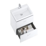 Set mobilier baza si lavoar Ravak Comfort SD 600, alb, 60x50x46 cm - imagine 5