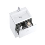 Set mobilier baza si lavoar Ravak Comfort SD 600, alb, 60x50x46 cm - imagine 4