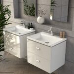 Set mobilier baza si lavoar Ravak Comfort SD 800, alb, 80x50x46 cm - imagine 6