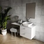 Blat pentru mobilier Ravak Comfort 1200, alb, 120x16x46 cm - imagine 3