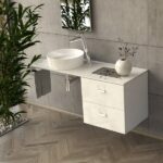 Blat pentru mobilier Ravak Comfort 1200, alb, 120x16x46 cm - imagine 2