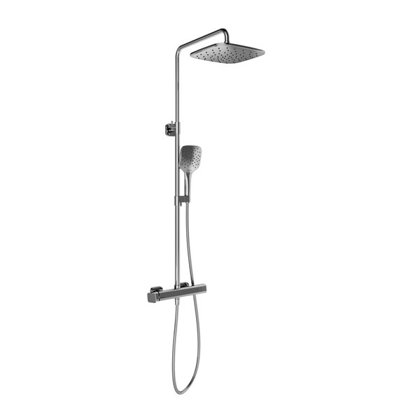td-f-098 Coloană de duș culisanta netermostatata Ravak 10° Free TD F 098.00CR, crom - imagine 1