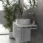 Blat pentru mobilier Ravak Balance 1200, alb, 120x16x46,5 cm - imagine 4