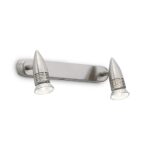 Aplica Alfa ap2 Ideal Lux, G10 max 2x50W, cod 009483, crom
