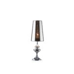 Lampa de masa Alfiere tl1 small Ideal Lux, E27 max 1x60W, cod 032467, crom