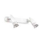 Aplica Alfa ap2 Ideal Lux, G10 max 2x50W, cod 122717, alb