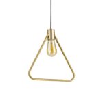 Pendul Abc Sp1 Triangle Ideal Lux, alama satinata, E27 max 1x70W, cod 207834