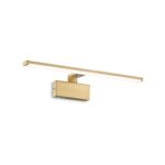 Lampa de baie Alma ap d51 Ideal Lux, led 12,5W, cod 224954, auriu satinat