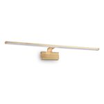 Lampa de baie Alma ap d81 Ideal Lux, led 18W, cod 225005, auriu periat