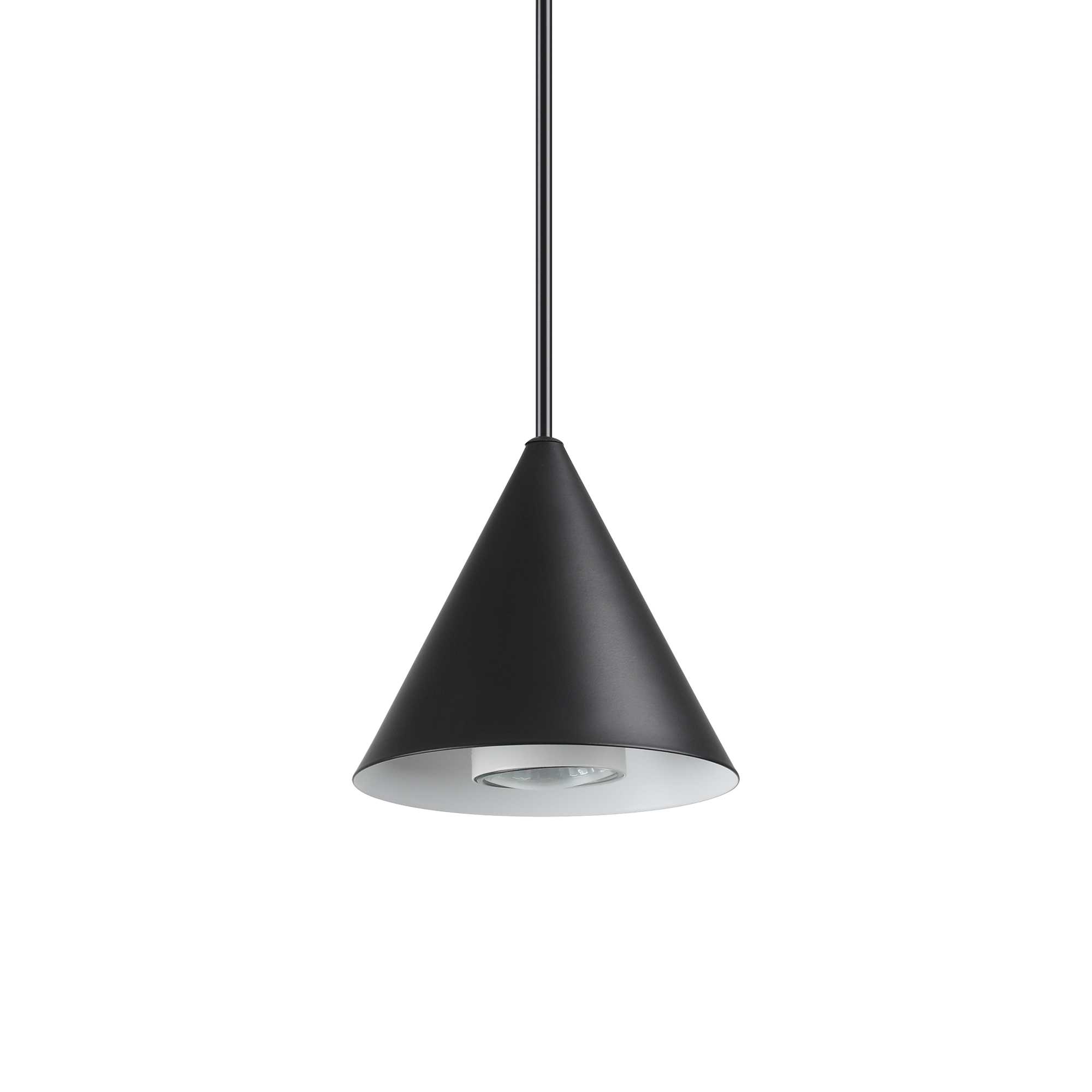 232713_WEB001_ALINE_SP1_D13_NERO Suspensie A-line d13 Ideal Lux, GU10 max 1x28W, cod 232713, negru - imagine 1