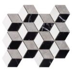 Mozaic Dunin Rosell Carrara GP, 30x30 cm, lustruit
