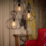 Pendul de interior Ampolla2 sp1 Ideal Lux, E27 max 1 x 60W, cod 148151, negru - imagine 2