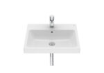 Lavoar dreptunghiular suspendat sau pe mobilier Roca The Gap, 55x46x17,5 cm, alb
