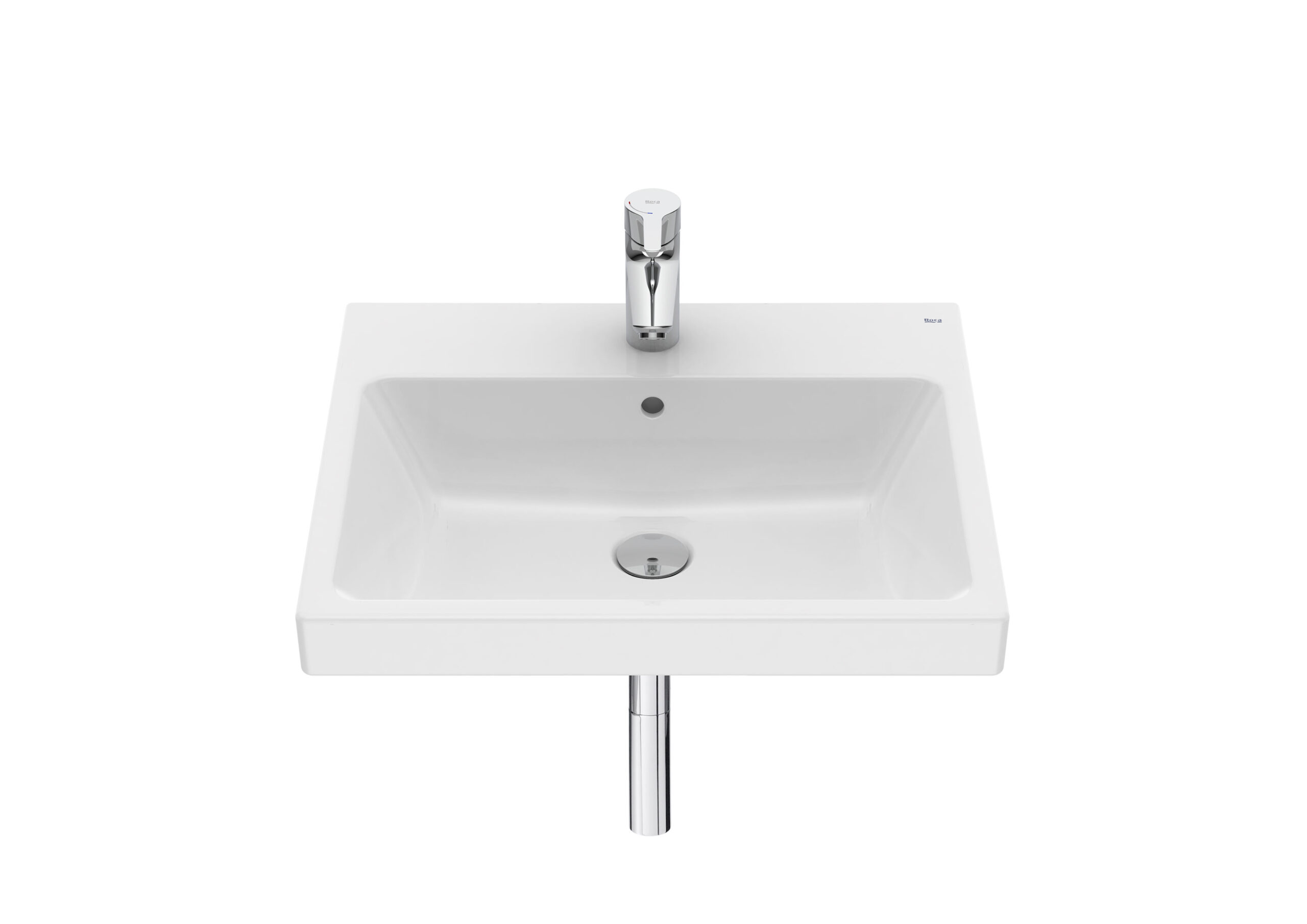 A3270MV000_t_Product_Pictures_TF_Mob_prod_xxl_v2 Lavoar dreptunghiular suspendat sau pe mobilier Roca The Gap, 55x46x17,5 cm, alb - imagine 1