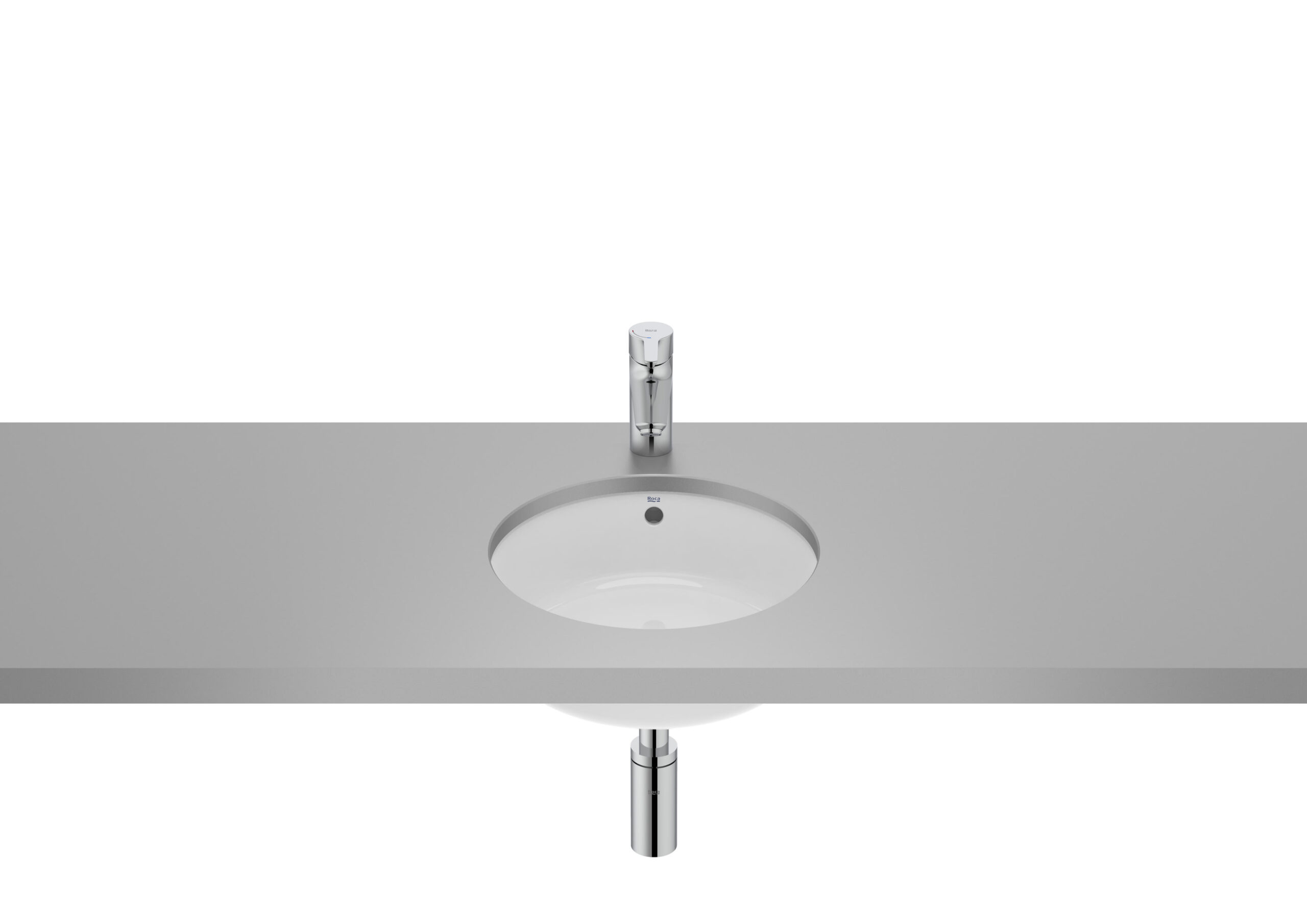 ROCA_TRAD_THE_GAP_A3270YB000_t_Product_Pictures_TF_Mob_prod_xxl_v2 Lavoar rotund sub blat Roca The Gap, 35x35x16 cm, alb - imagine 1