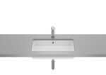 Lavoar dreptunghiular sub blat Roca The Gap, 55x35x16 cm, alb