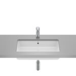 Lavoar dreptunghiular sub blat Roca The Gap, 55x35x16 cm, alb