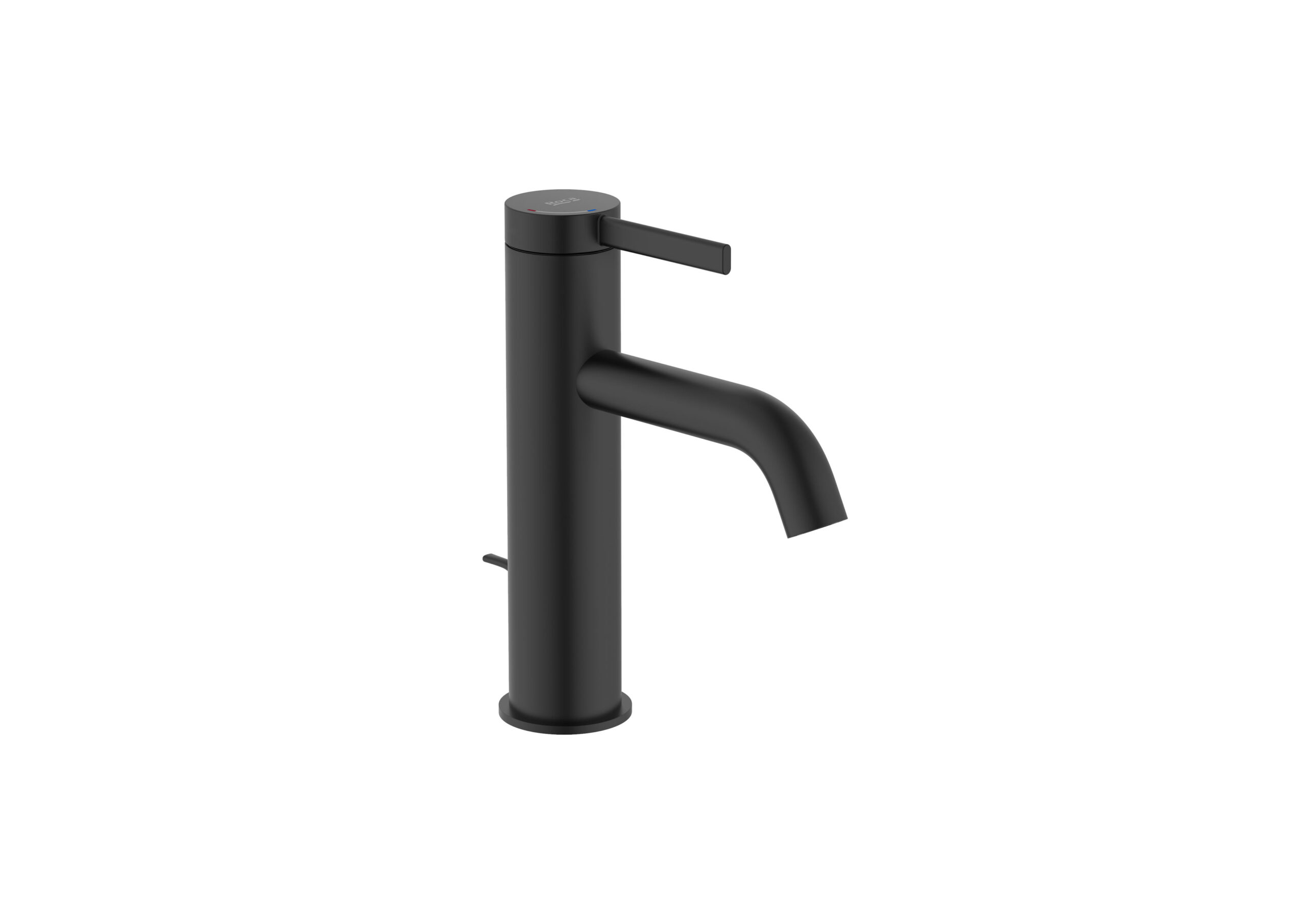004_14696_01 ONA A5A309ENB0_t_Product_Pictures_TF_Mob_prod_xxl_v2 Baterie de lavoar cu aerator, cu ventil, Roca Ona, negru mat - imagine 1