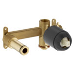 Corp incastrat universal pentru baterie de lavoar Roca, negru mat