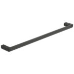 Portprosop cu montaj pe perete Roca Tempo, 60 cm, negru periat