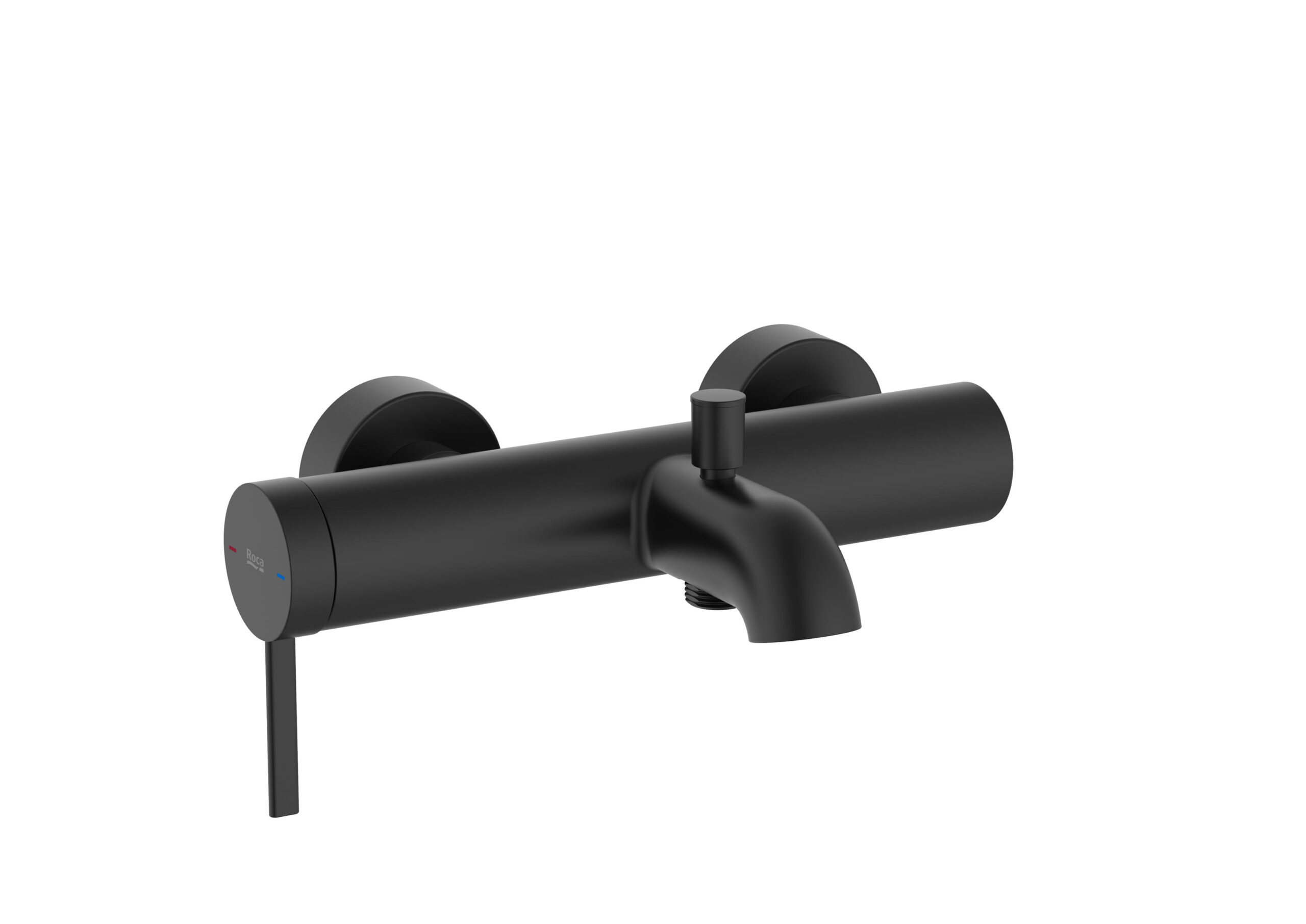 004_14515_00 ONA A5A029ENB0_t_Product_Pictures_TF_Mob_prod_xxl_v2 Baterie cada-dus cu divertor automat, Roca Ona, negru mat - imagine 1