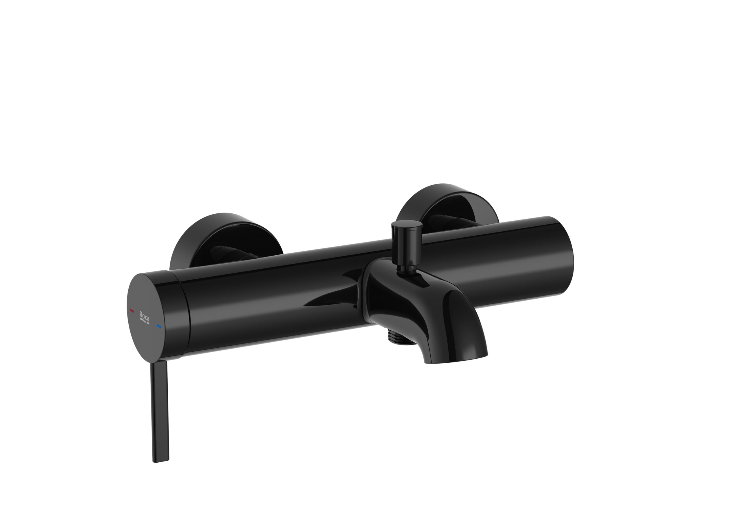 004_14524_00 ONA A5A029ECN0_t_Product_Pictures_TF_Mob_prod_xxl_v2 Baterie cada-dus cu divertor automat, Roca Ona, negru lucios - imagine 1