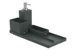 Tavita accesorii de baie Roca Ona, verde inchis - imagine 2