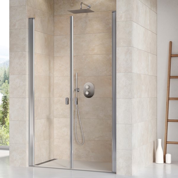csdl21 Usa de dus Ravak Chrome CSDL2, 120x195 cm, crom+sticla transparenta - imagine 1