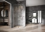 Cabina de dus Ravak Nexty NSKK3-90/195 cm, profil crom+sticla transparenta