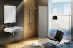 Paravan de dus walk-in Ravak Wall, 120x200 cm, crom+sticla transparenta - imagine 2