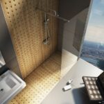 Paravan de dus walk-in Ravak Wall, 120x200 cm, crom+sticla transparenta - imagine 3