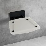 Scaunel pliabil pentru dus Ravak OVO B II OPAL, opac/negru