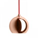 Pendul suspendat Rendl Desty I, GU10, 35W, rosu/cupru - imagine 2