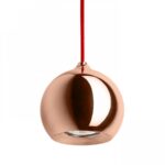 Pendul suspendat Rendl Desty I, GU10, 35W, rosu/cupru - imagine 3