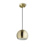 Suspensie Rendl Agneta, led E27, 11W, alama periat