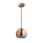 Suspensie Rendl Agneta, led E27, 11W, cupru periat