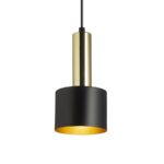 Suspensie Rendl Giulia 12, led E27, 11W, negru/auriu - imagine 4