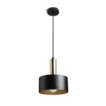 Suspensie Rendl Giulia 20, led E27, 15W, negru/auriu - imagine 4