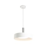 Suspensie Rendl Giulia 40, led E27, 30W, alb/crom