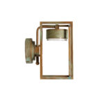 Aplica de exterior Moretti Luce Cubic 3372 LED, led 13W, alama antic - imagine 3