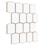 Mozaic Dunin Arcado Camden, 25,6x29,2 cm, lucios - imagine 2