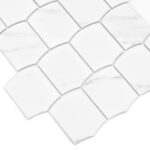 Mozaic Dunin Arcado Carrara, 25,6x29,2 cm, mat - imagine 3