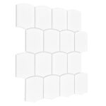 Mozaic Dunin Arcado White, 25,6x29,2 cm, mat - imagine 2