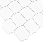 Mozaic Dunin Arcado White, 25,6x29,2 cm, mat - imagine 3