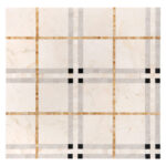 Mozaic Dunin Manorial Beige Tartan, 31x31 cm