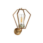 Aplica de exterior Moretti Luce Gemstone 3450, alama antic/sticla clara